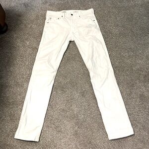 AG Adriano Goldschmied The Matchbox Slim Straight 31x34 Men’s White Jeans